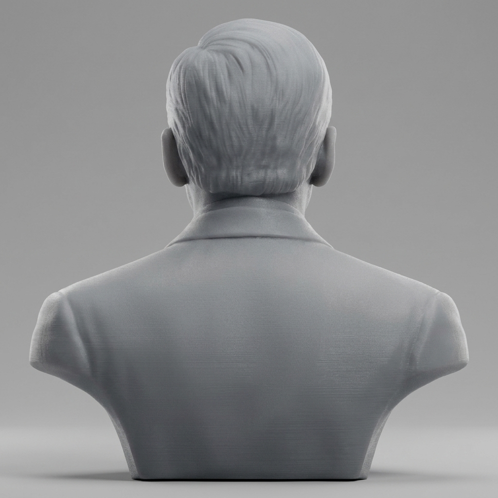 V&aacuteclav Havel 3D Printable Bust 3D Model