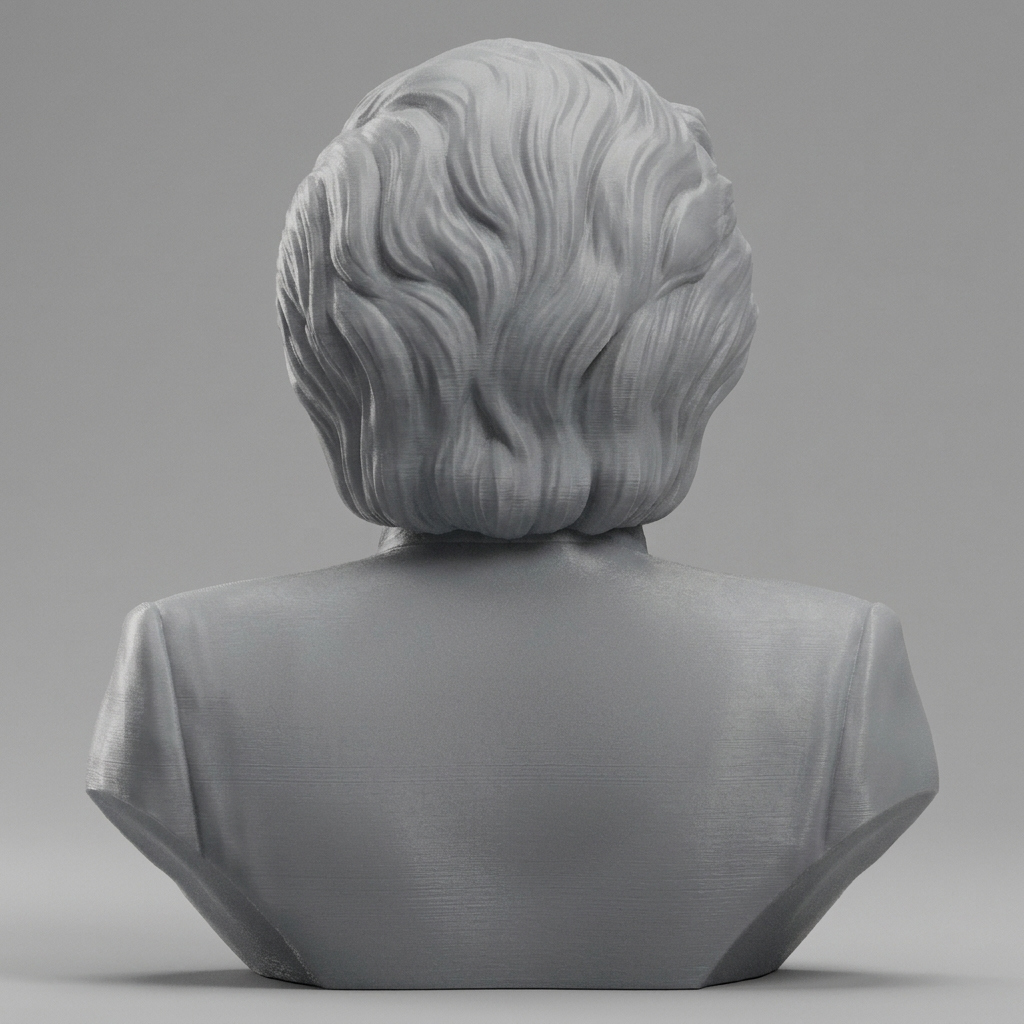 Valentina Tereshkova First Woman in Space Bust 3D Model