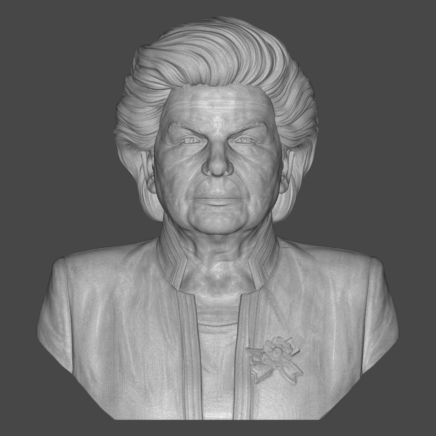 Valentina Tereshkova First Woman in Space Bust 3D Model