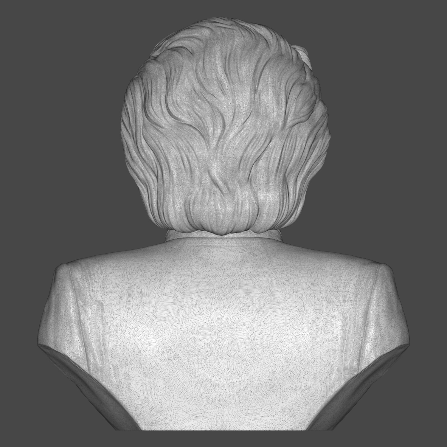 Valentina Tereshkova First Woman in Space Bust 3D Model