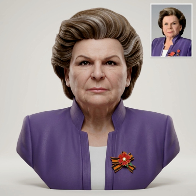 Valentina Tereshkova First Woman in Space Bust