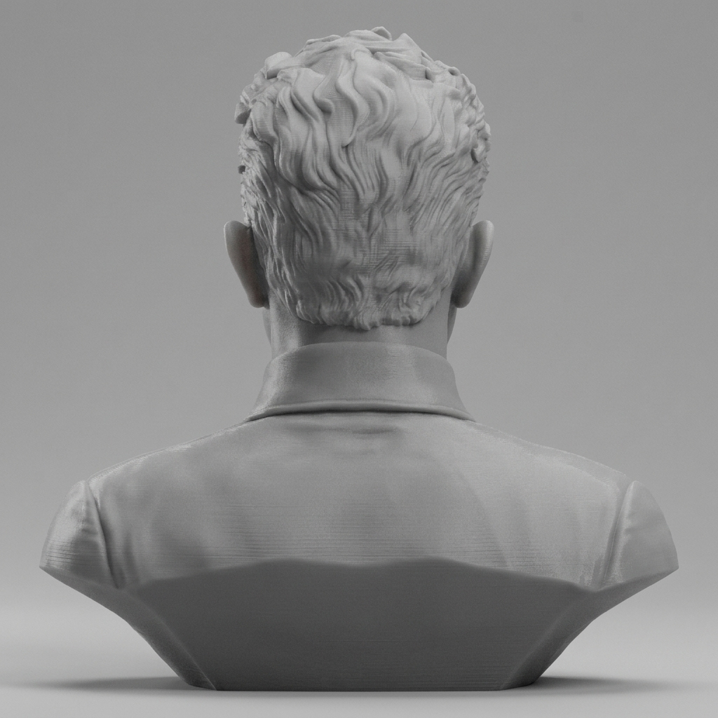 Vasily Chuikov 3D Printable Bust 3D Model