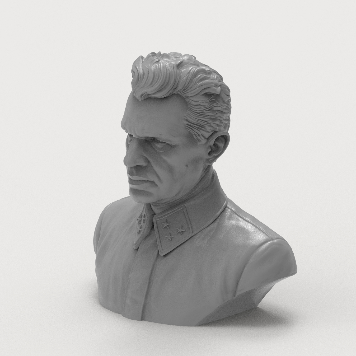 Vasily Chuikov 3D Printable Bust 3D Model