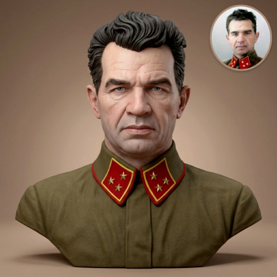Vasily Chuikov 3D Printable Bust