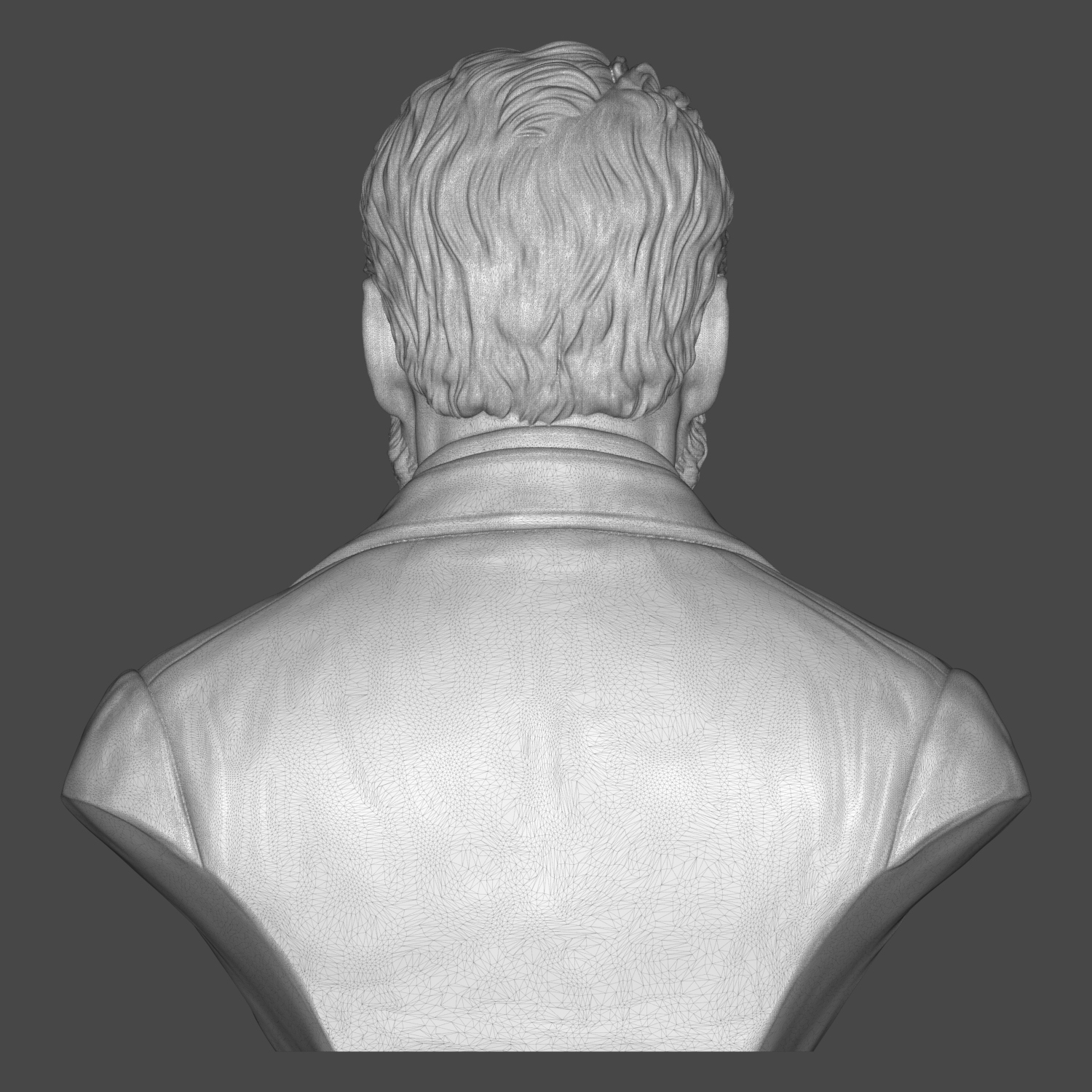 Victor Hugo 3D Printable Bust 3D Model