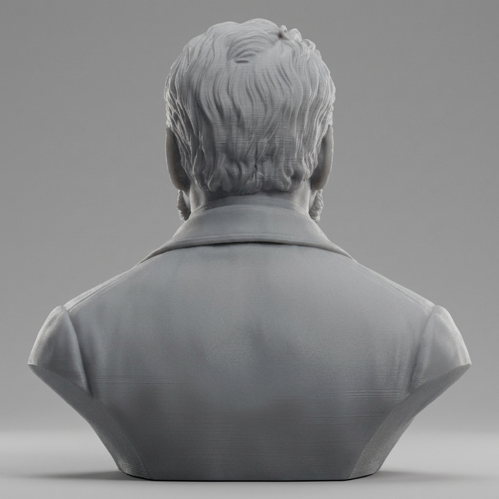 Victor Hugo 3D Printable Bust 3D Model
