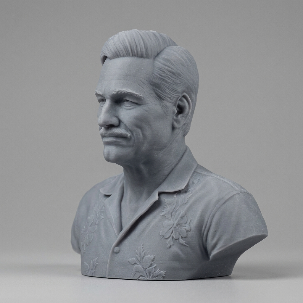 Victor Sullivan Sully Uncharted Character Bust 3D Model