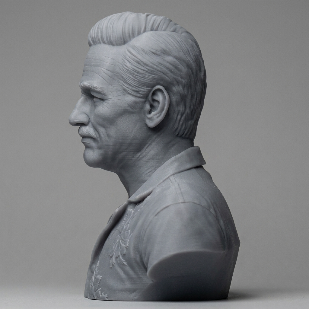 Victor Sullivan Sully Uncharted Character Bust 3D Model