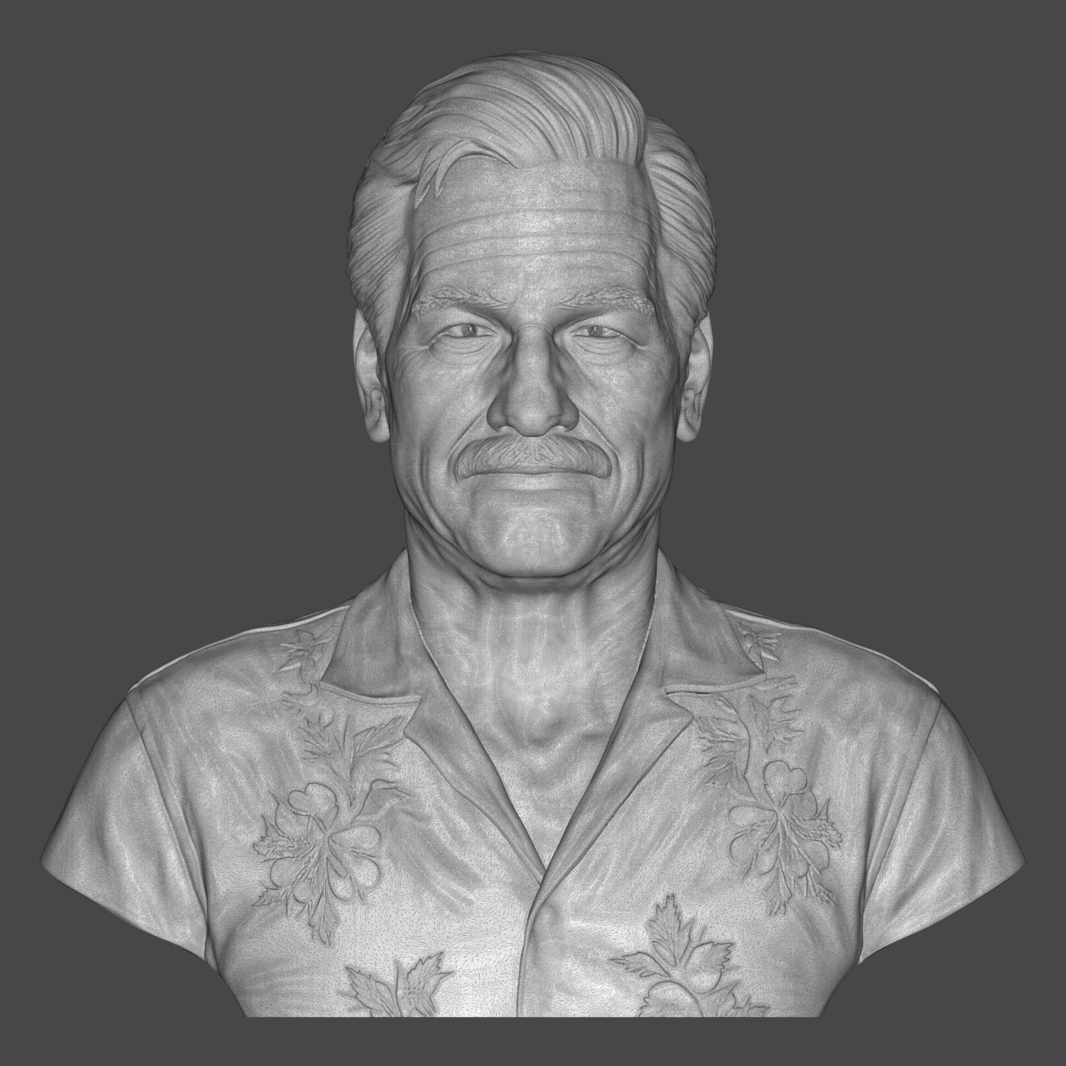 Victor Sullivan Sully Uncharted Character Bust 3D Model