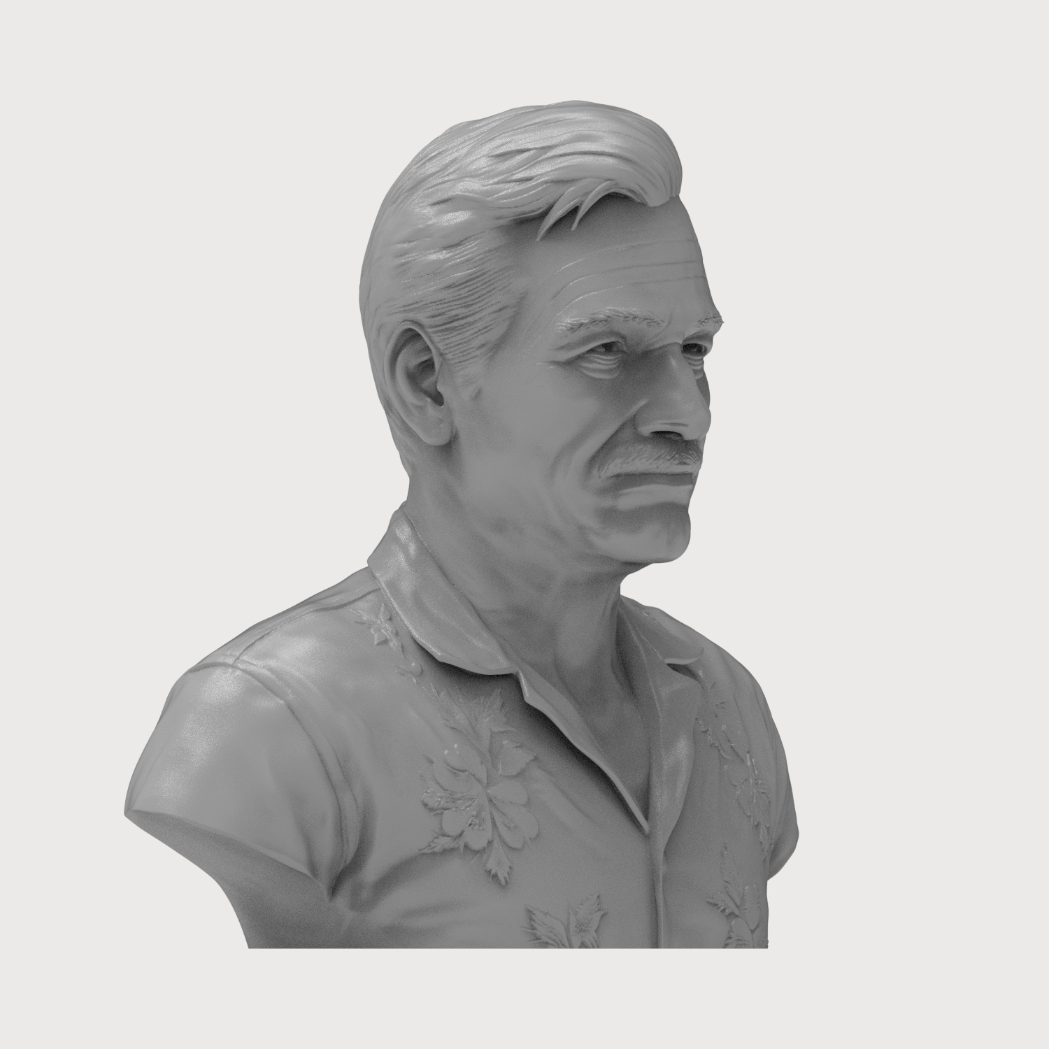 Victor Sullivan Sully Uncharted Character Bust 3D Model