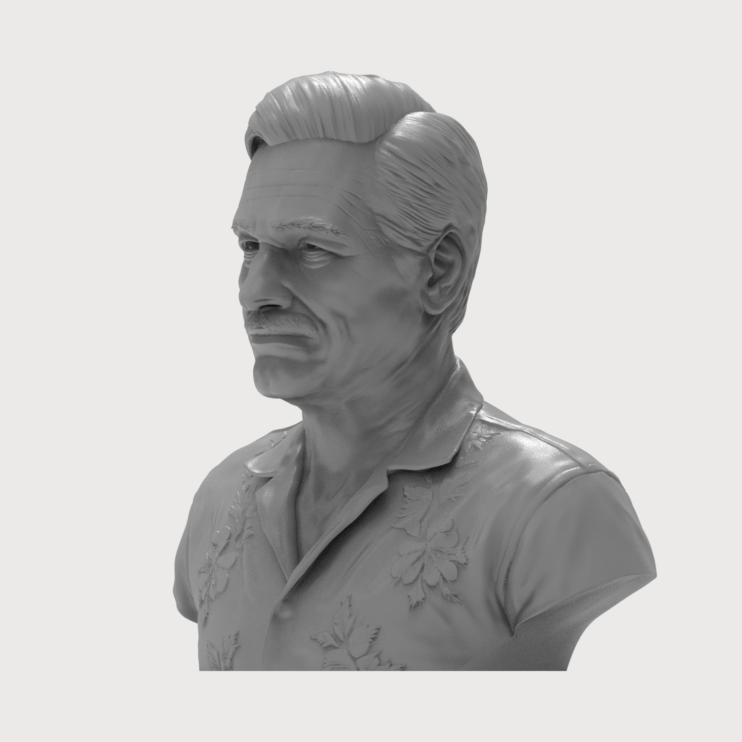 Victor Sullivan Sully Uncharted Character Bust 3D Model