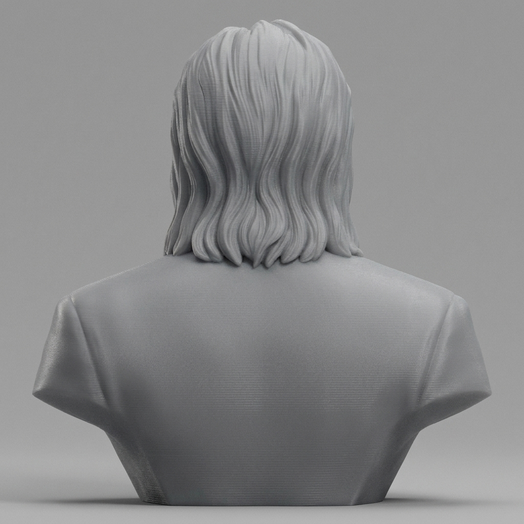 Vincent Vega Pulp Fiction 3D Printable Bust 3D Model