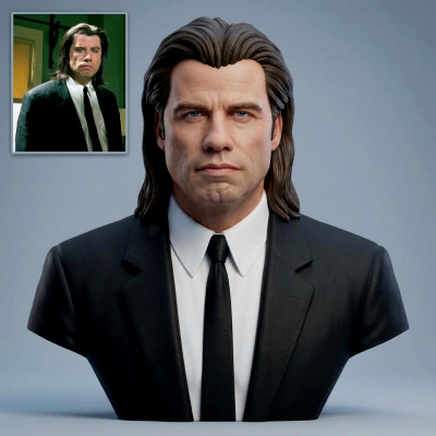 Vincent Vega (Pulp Fiction) 3D Printable Bust