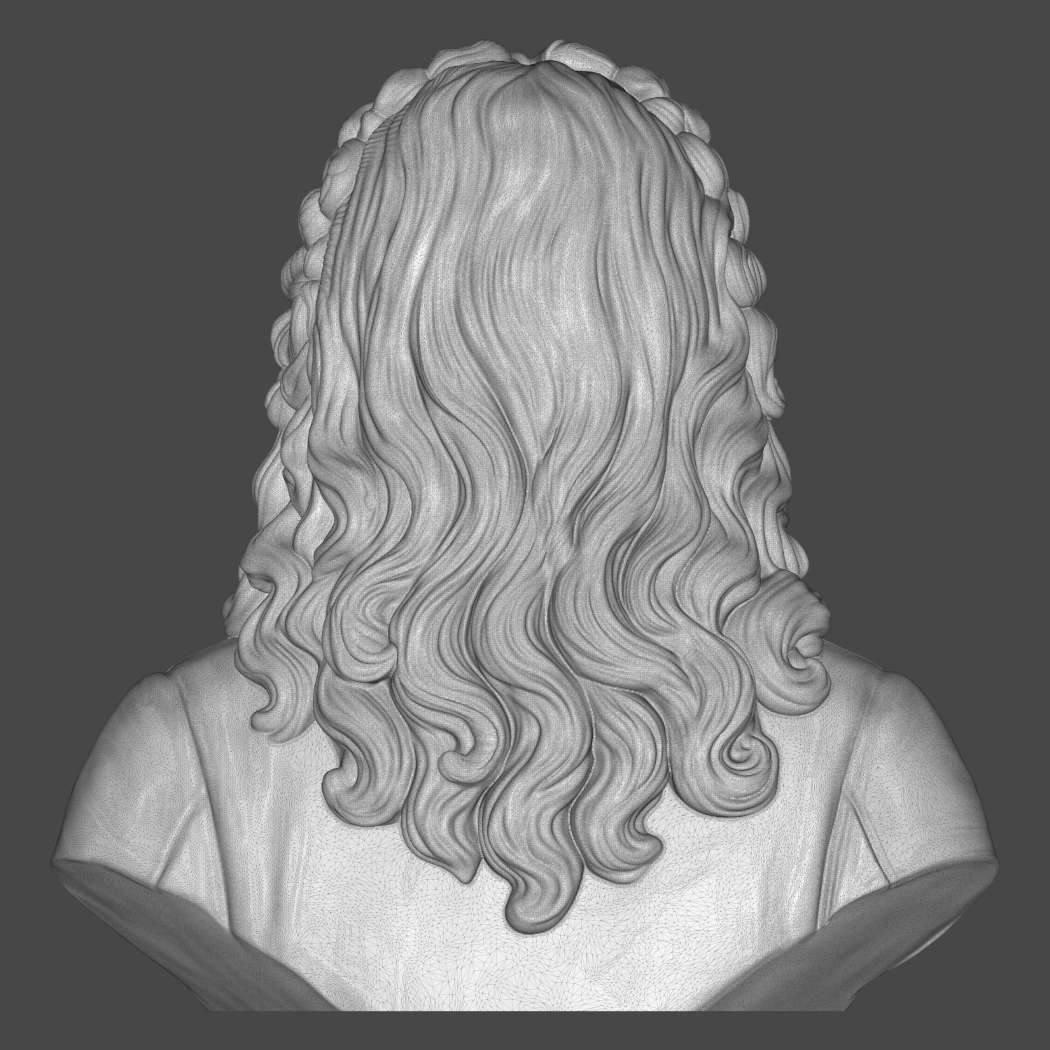 Voltaire François-Marie Arouet Bust 3D Printable 3D Model