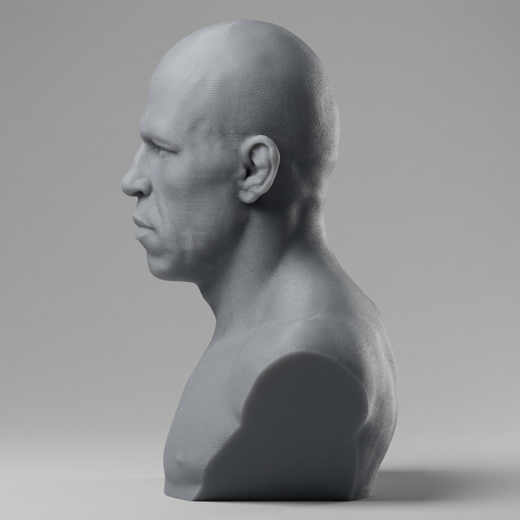 Wanderlei Silva 3D Printable Bust 3D Model