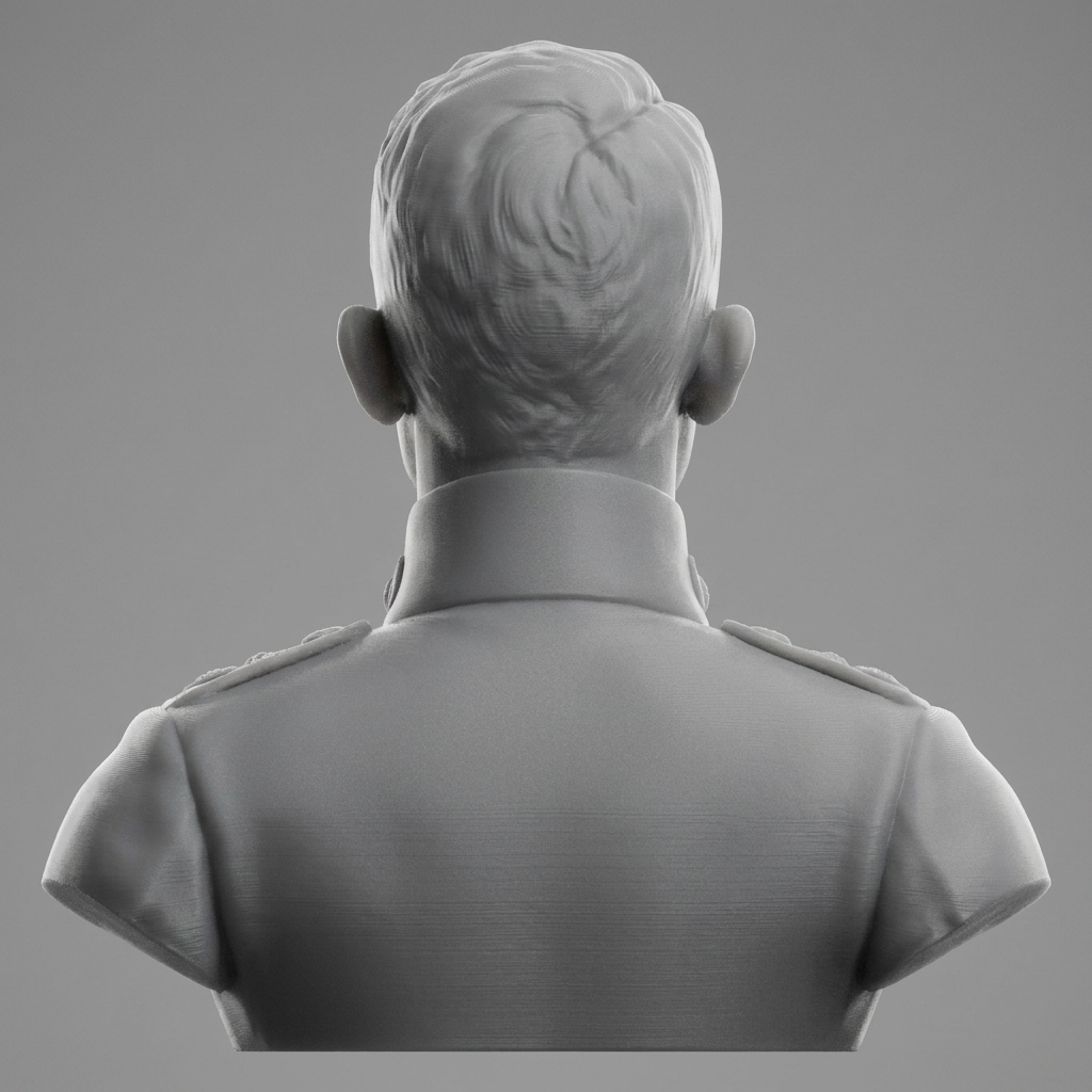 Werner Voss 3D Printable Bust 3D Model