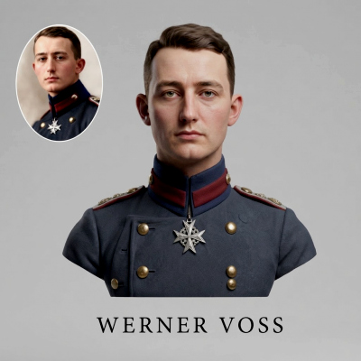 Werner Voss 3D Printable Bust