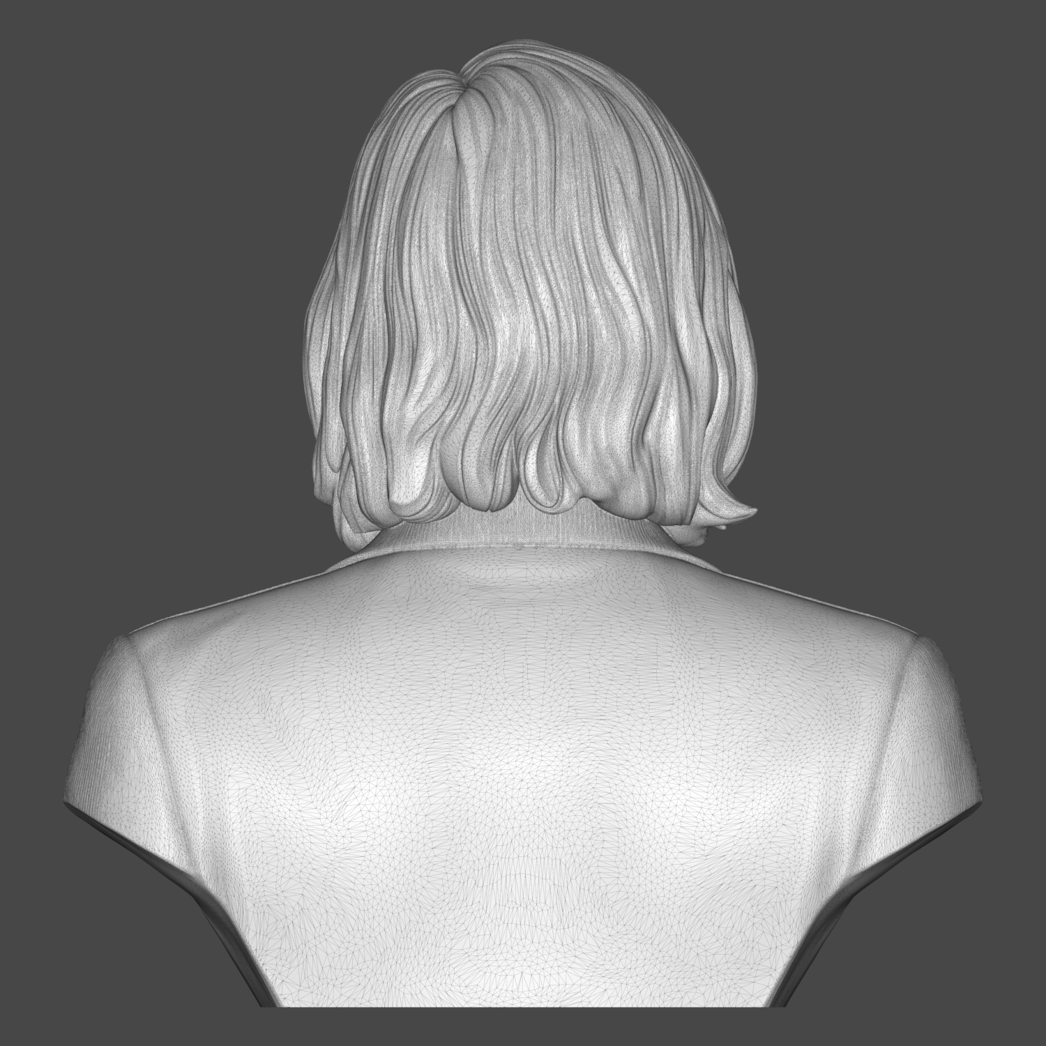 Wes Anderson 3D Printable Bust 3D Model