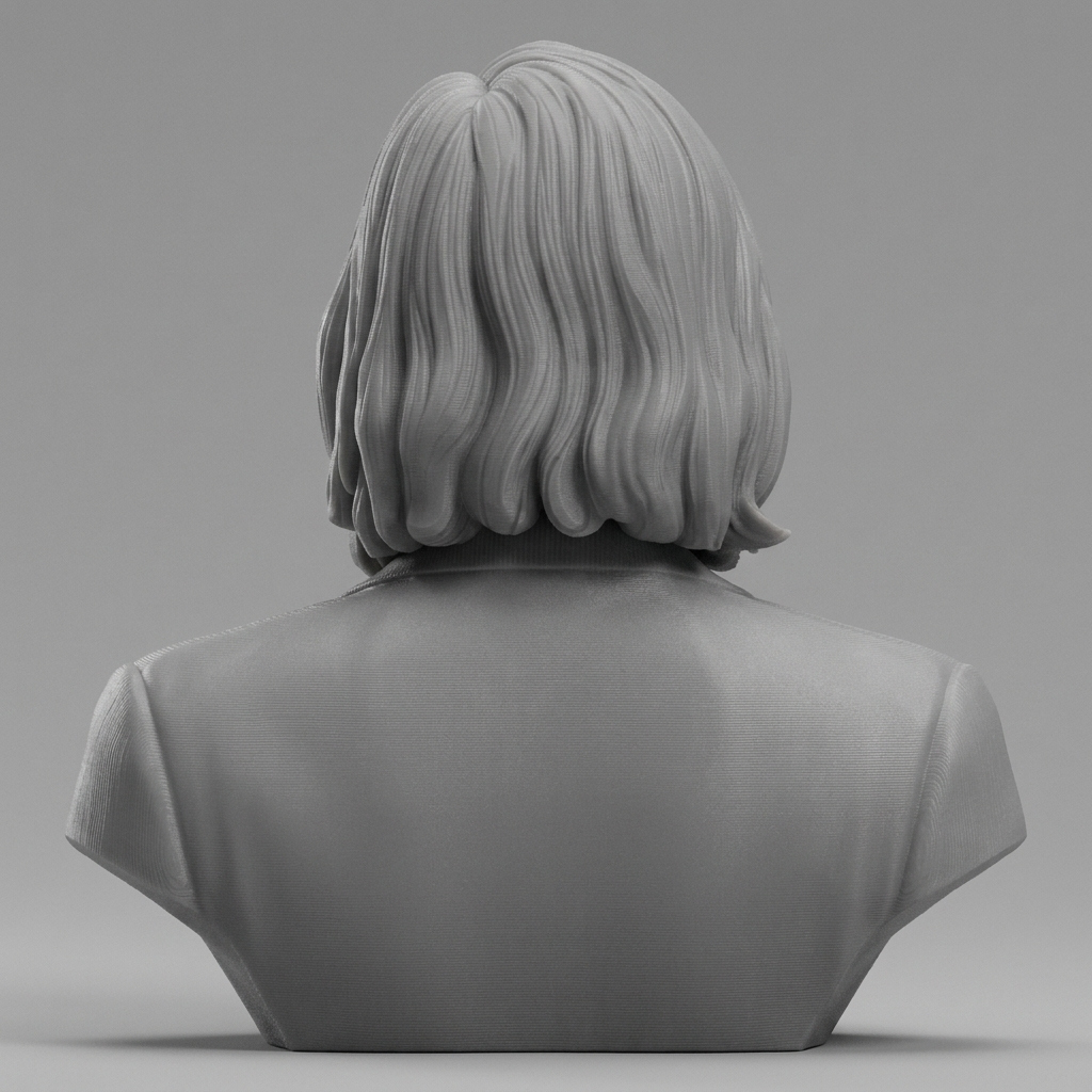 Wes Anderson 3D Printable Bust 3D Model