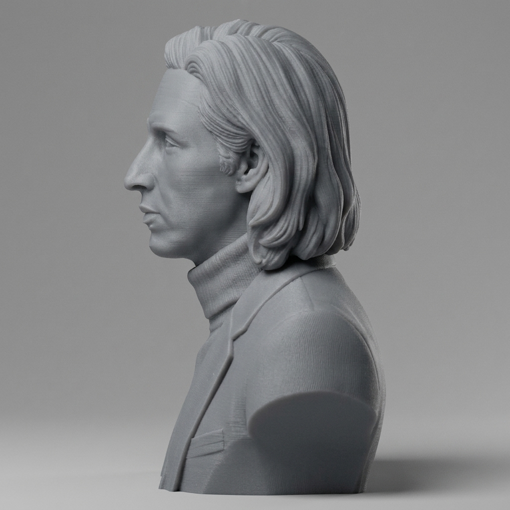 Wes Anderson 3D Printable Bust 3D Model
