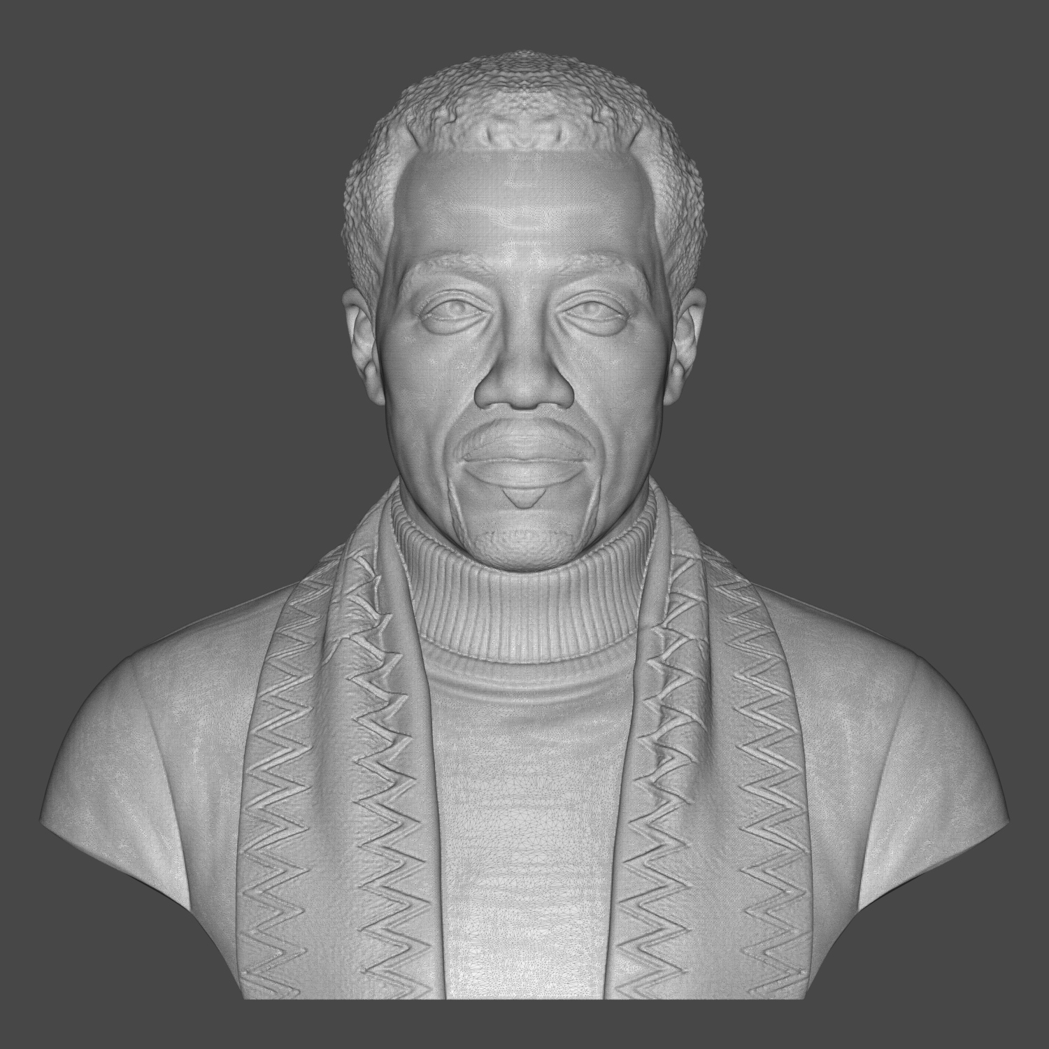 Wesley Snipes Portrait Bust 3D Printable 3D Model