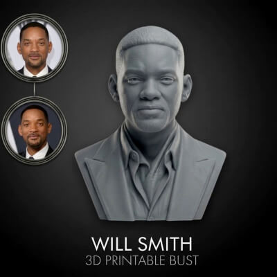 Will Smith 3D Printable Bust