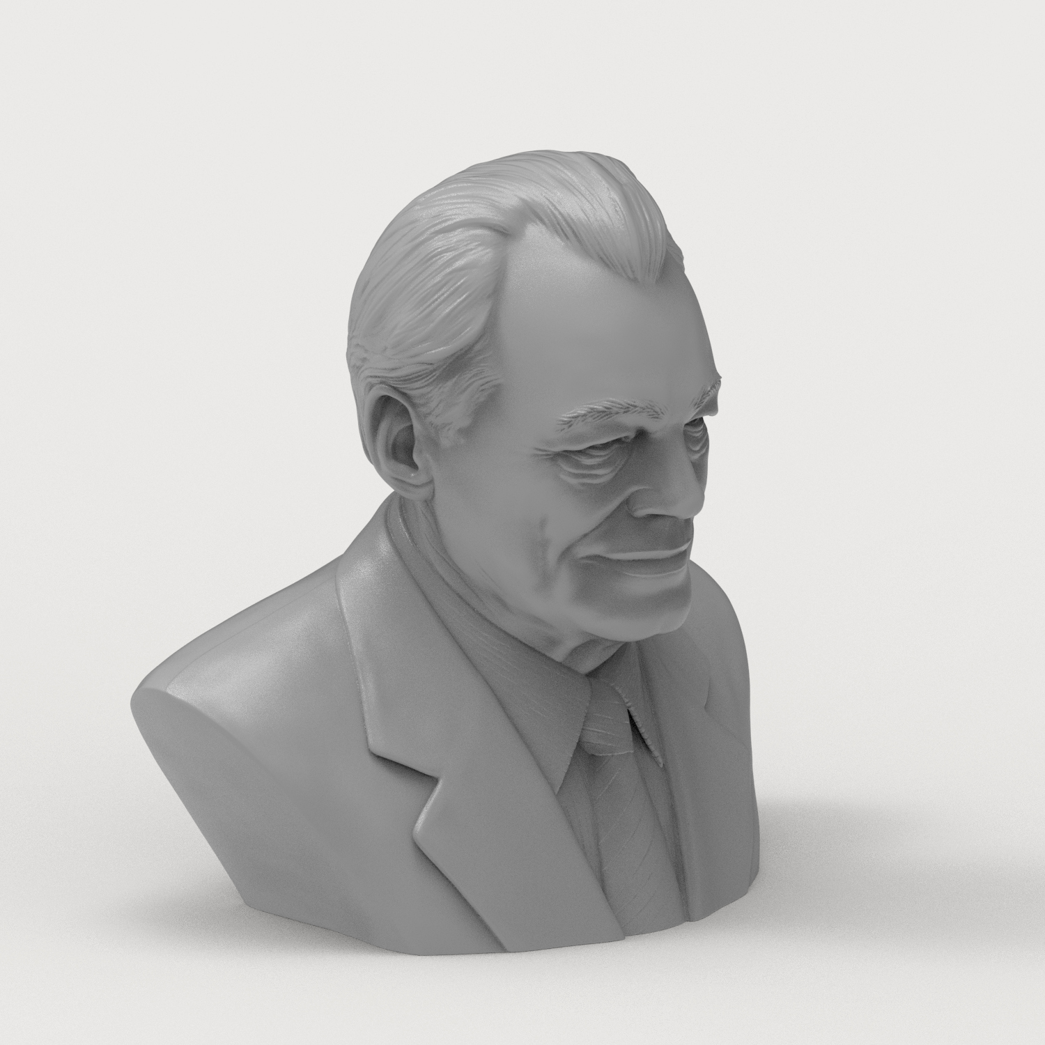 Willy Brandt 3D Printable Bust 3D Model