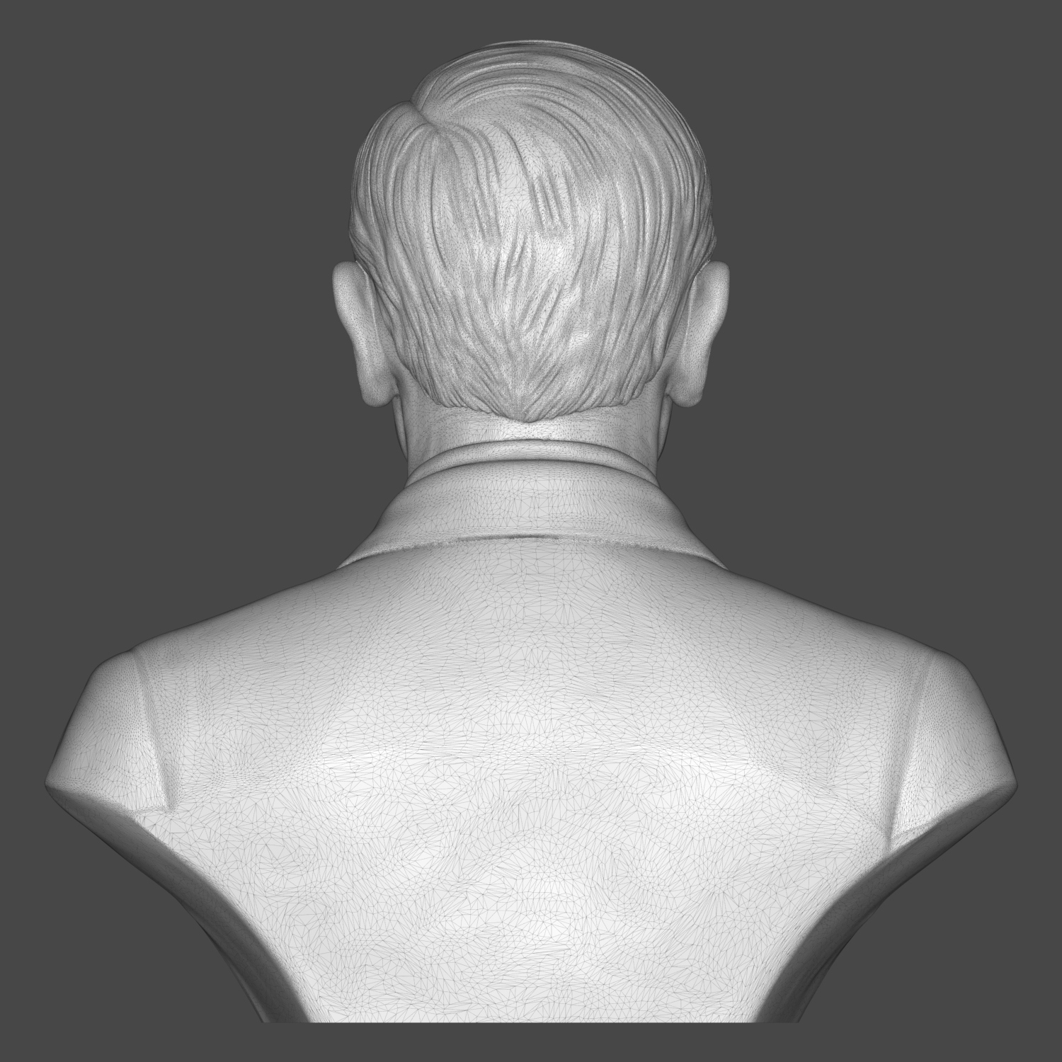Woodrow Wilson 3D Printable Bust 3D Model