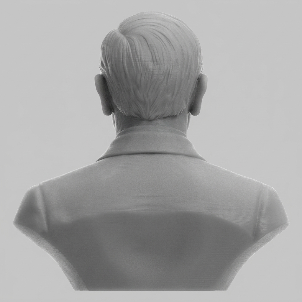 Woodrow Wilson 3D Printable Bust 3D Model