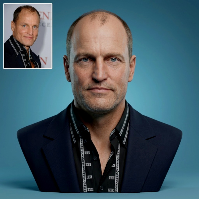 Woody Harrelson Suit Bust 3d Printable
