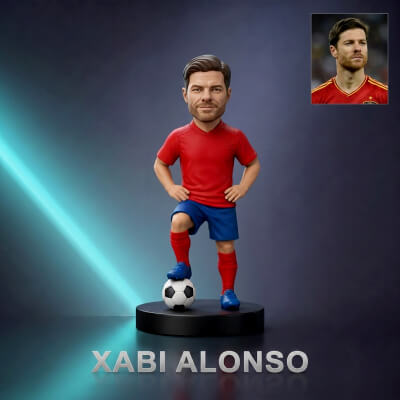 Xabi Alonso Footballer Figurine 3D Print Model