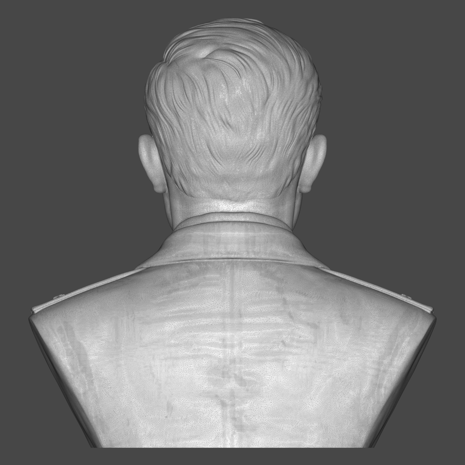 Yuri Gagarin Cosmonaut Bust 3D Model