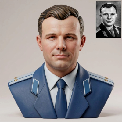 Yuri Gagarin Cosmonaut Bust