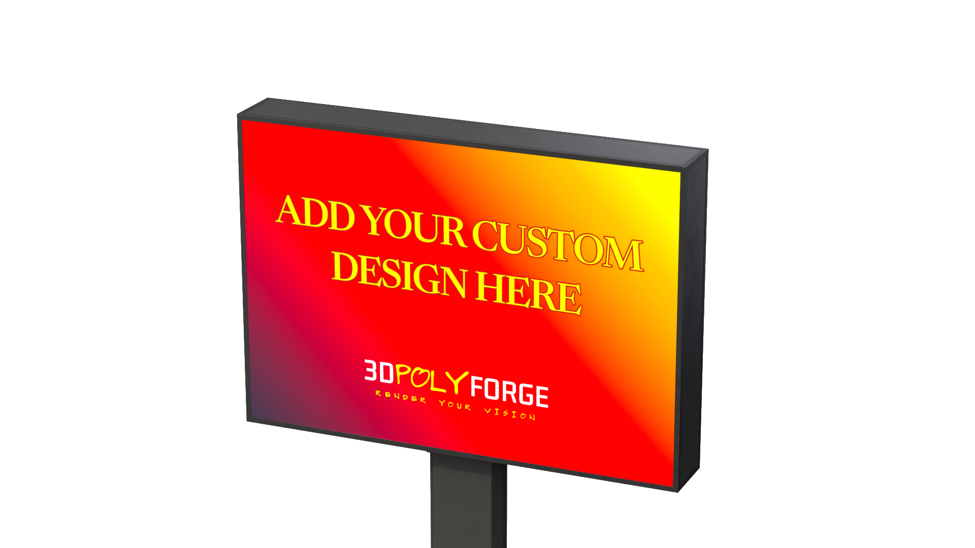 Advertising Light Box Pack 3D Model