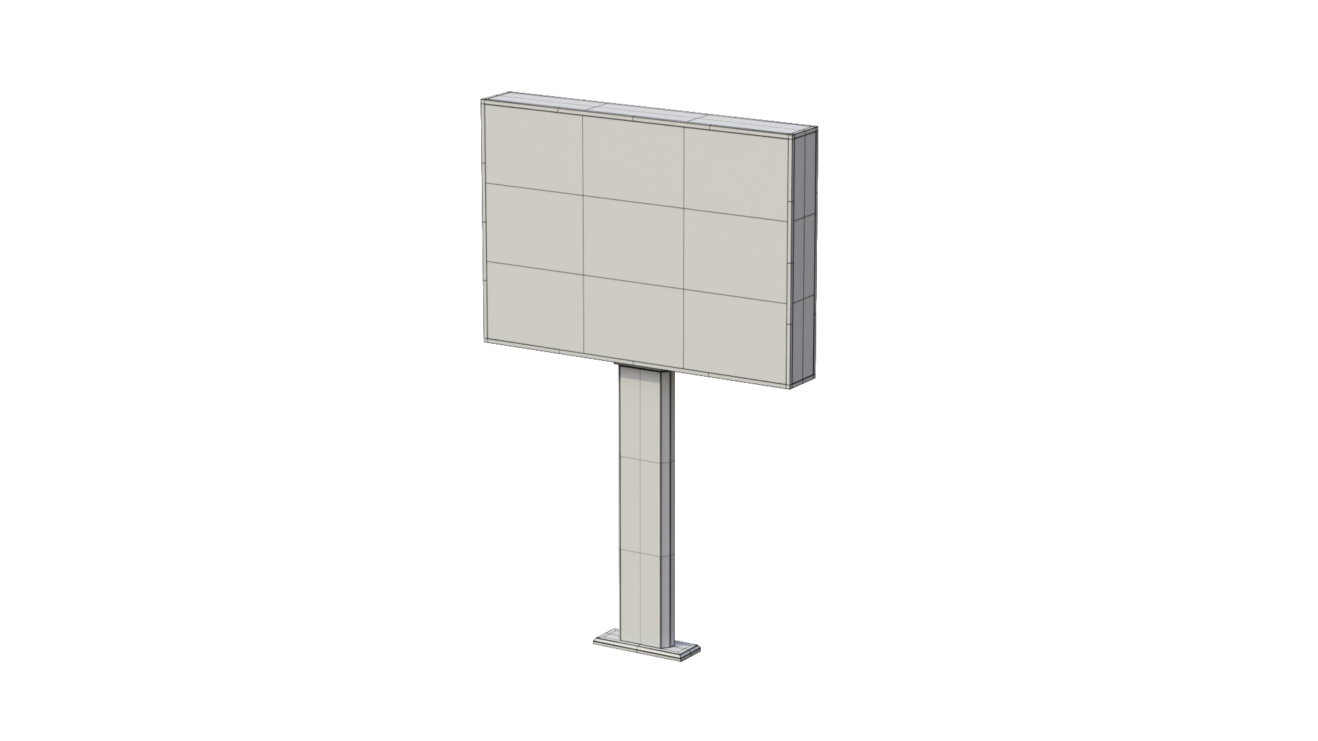 Advertising Light Box Pack 3D Model