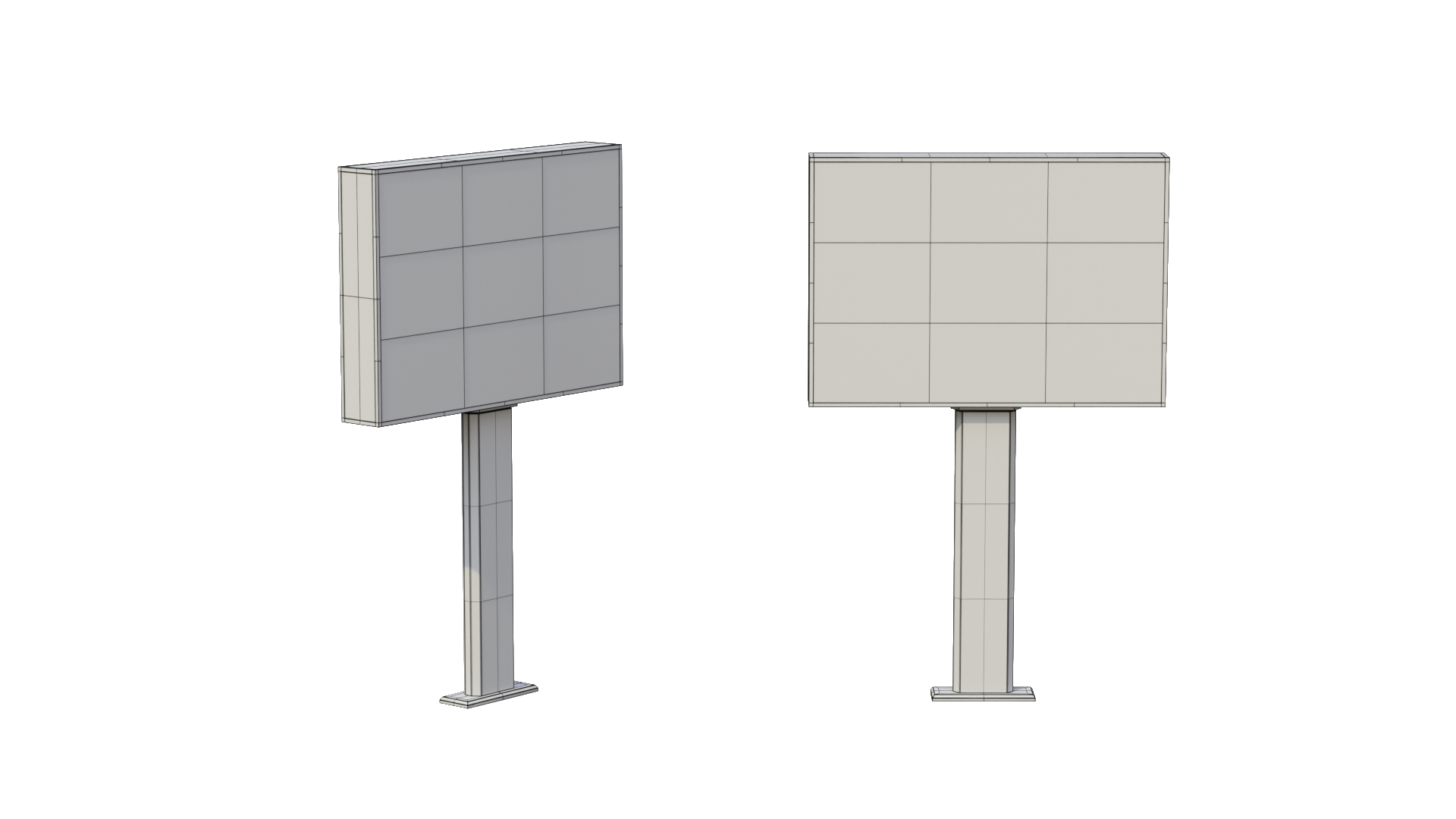 Advertising Light Box Pack 3D Model