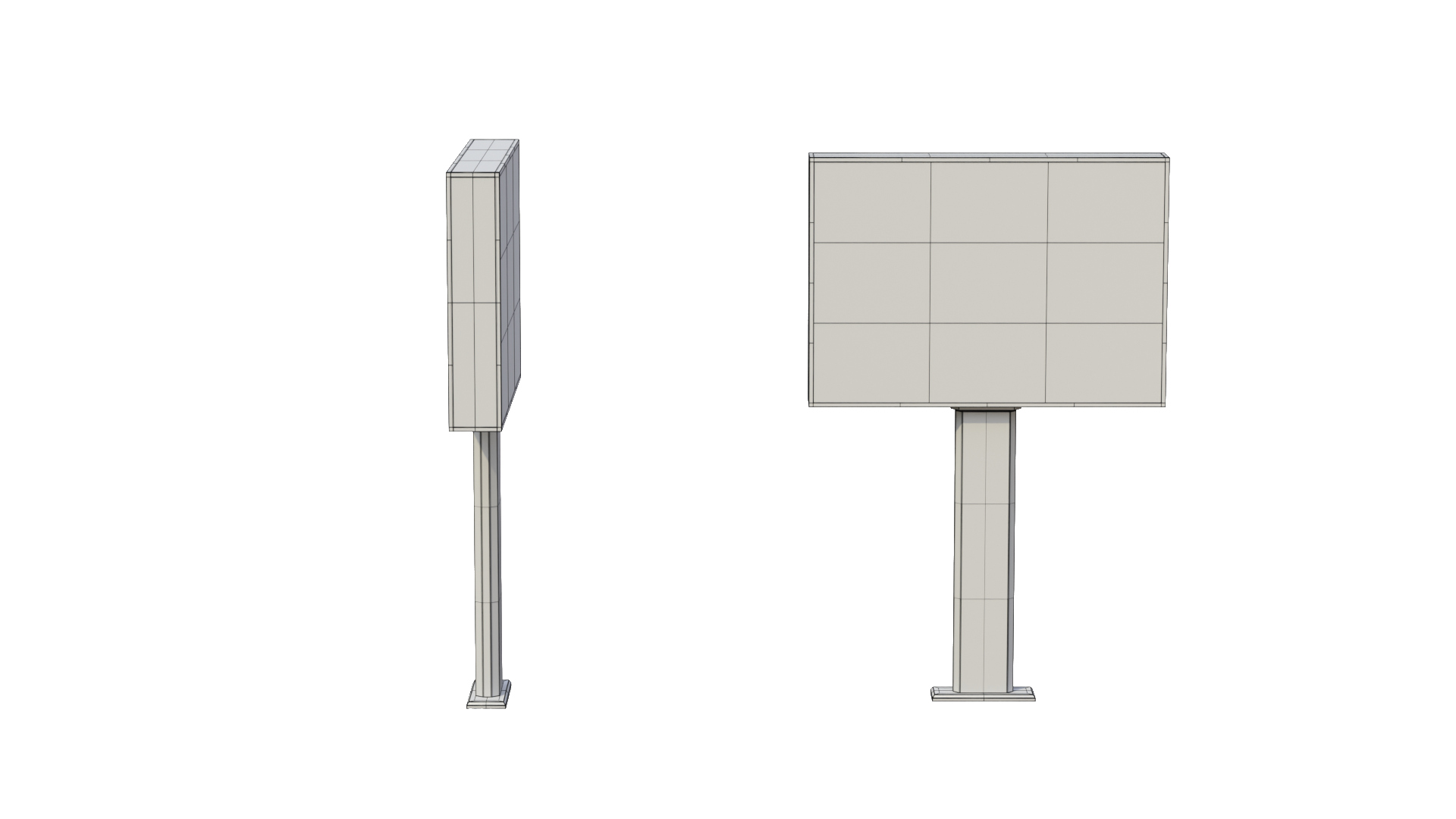 Advertising Light Box Pack 3D Model