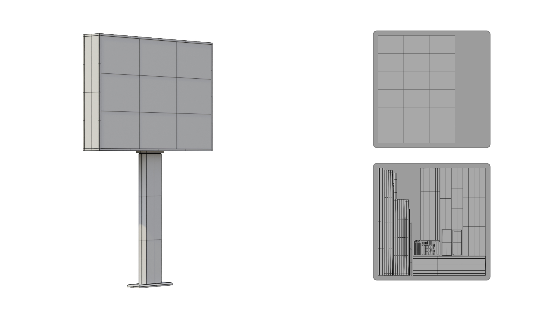 Advertising Light Box Pack 3D Model