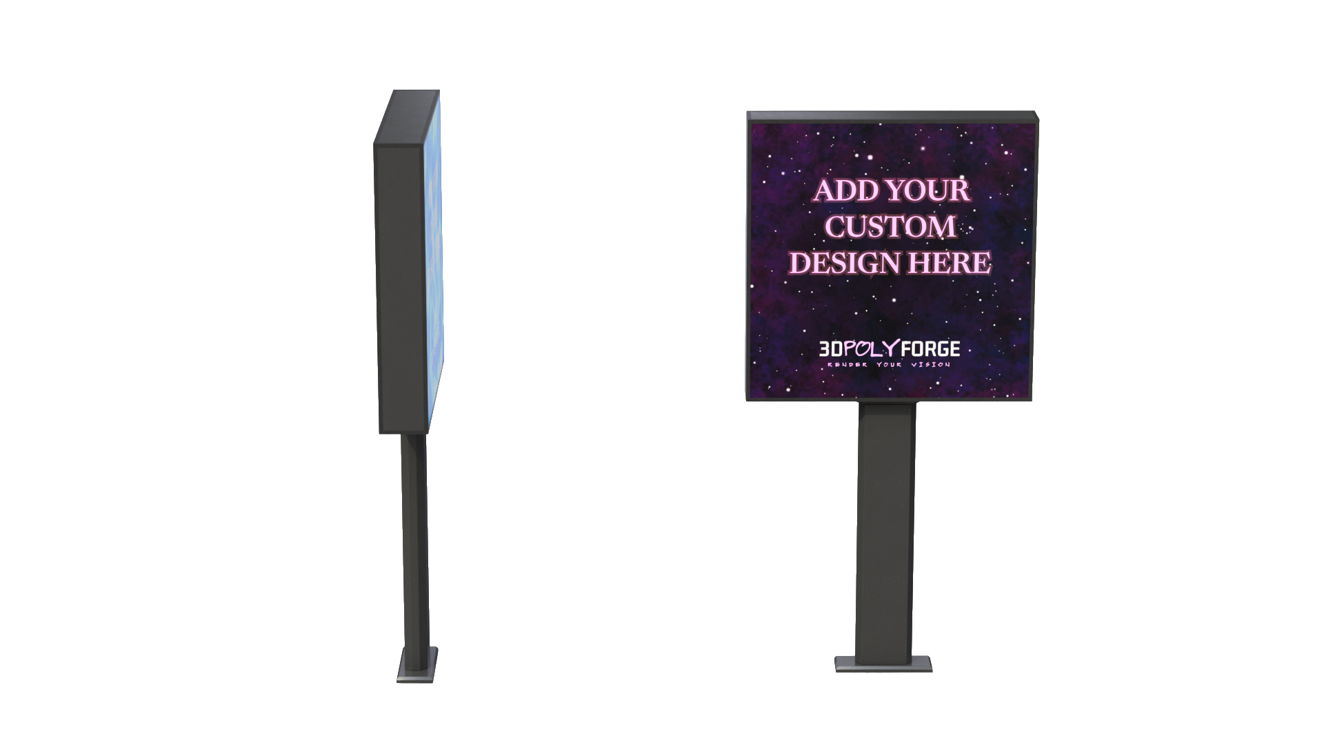 Advertising Light Box Pack 3D Model