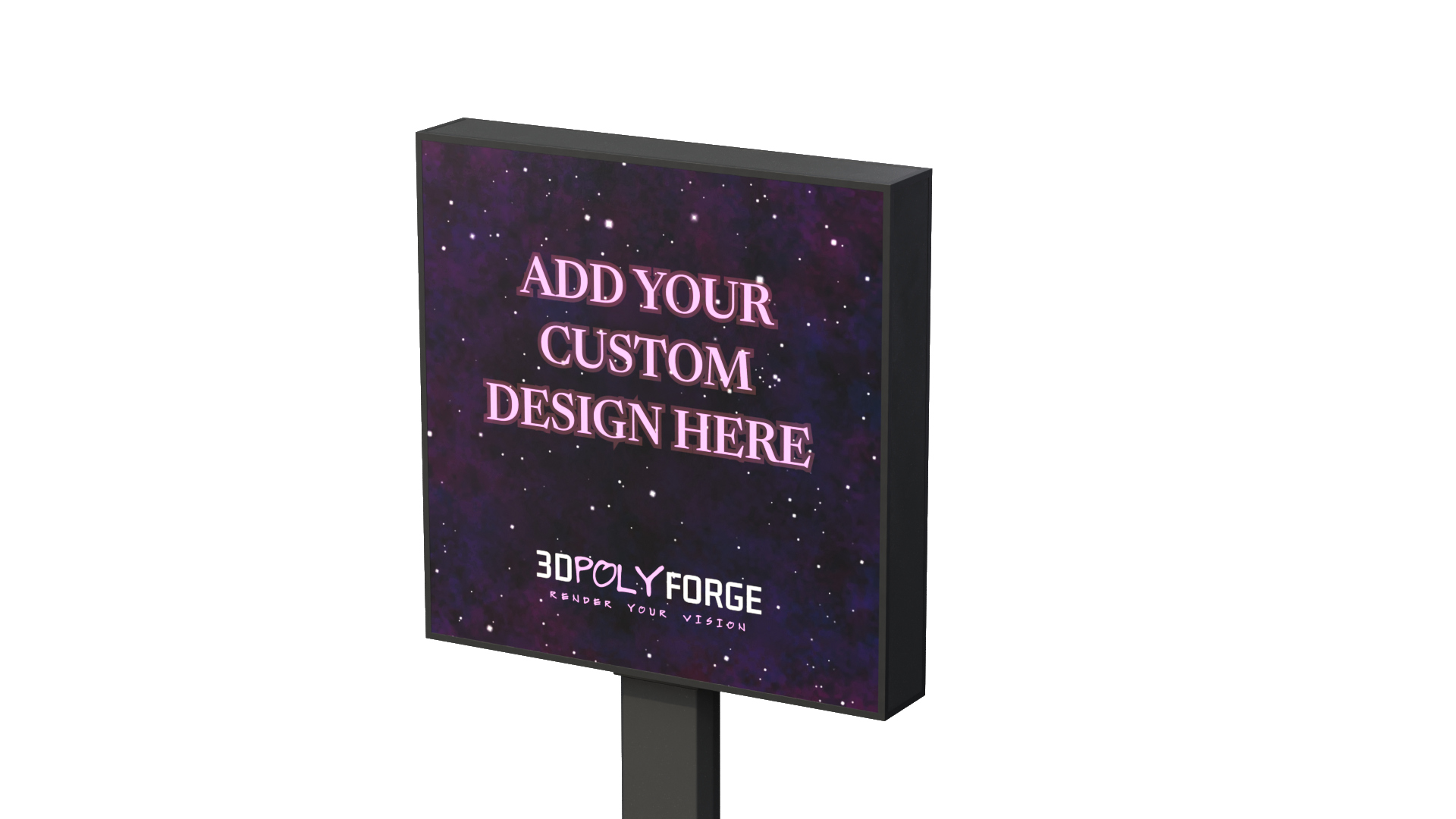 Advertising Light Box Pack 3D Model
