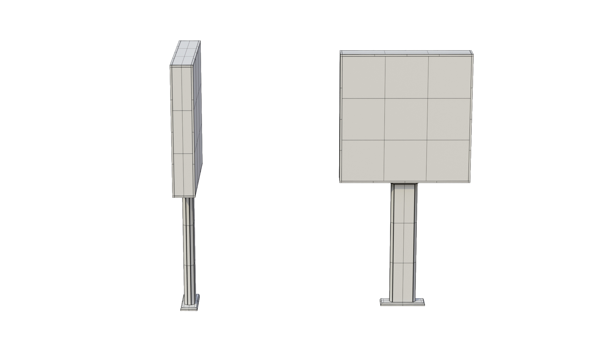 Advertising Light Box Pack 3D Model