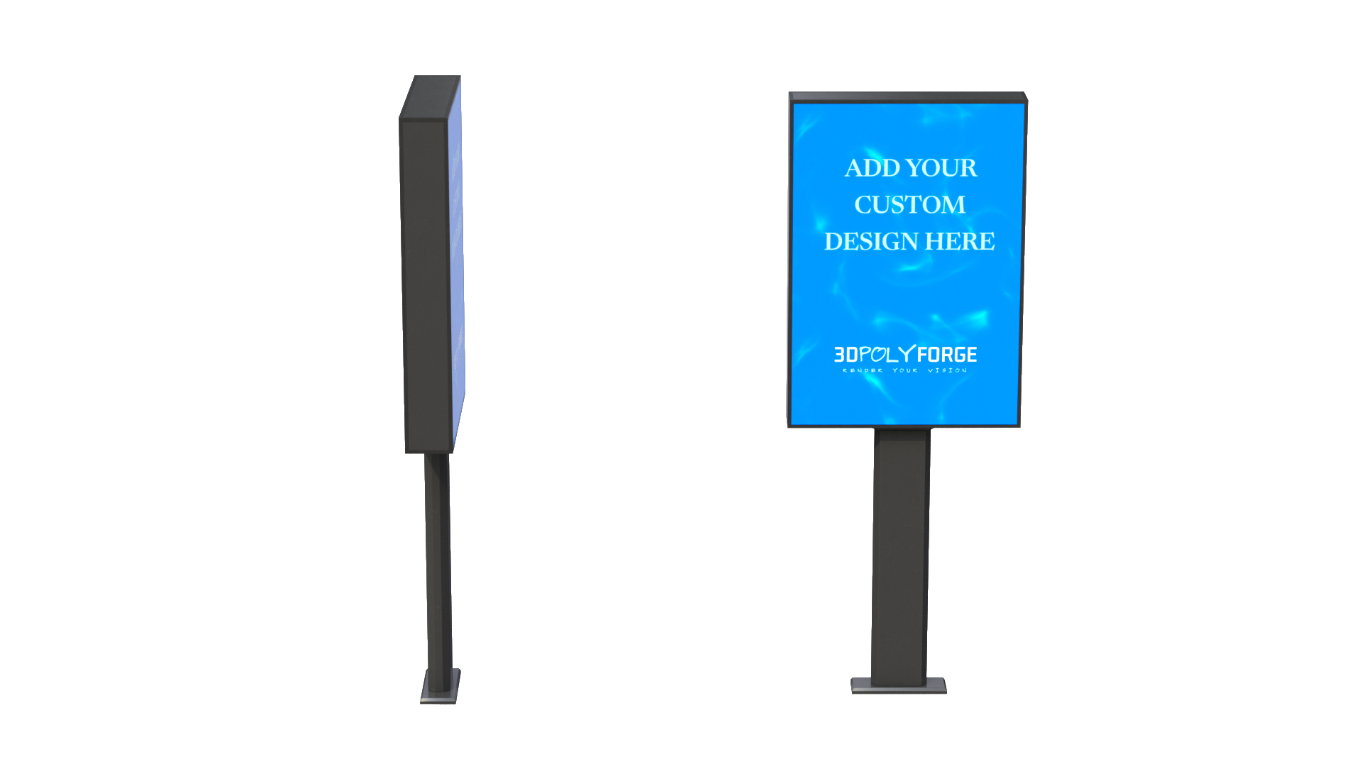 Advertising Light Box Pack 3D Model