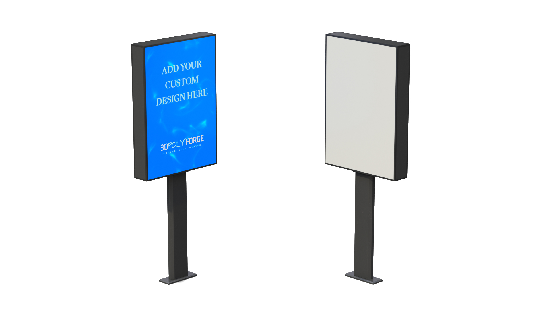 Advertising Light Box Pack 3D Model