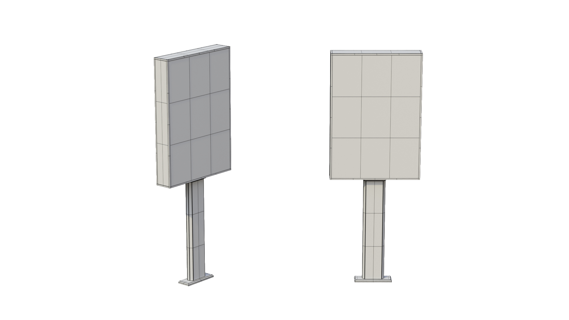 Advertising Light Box Pack 3D Model