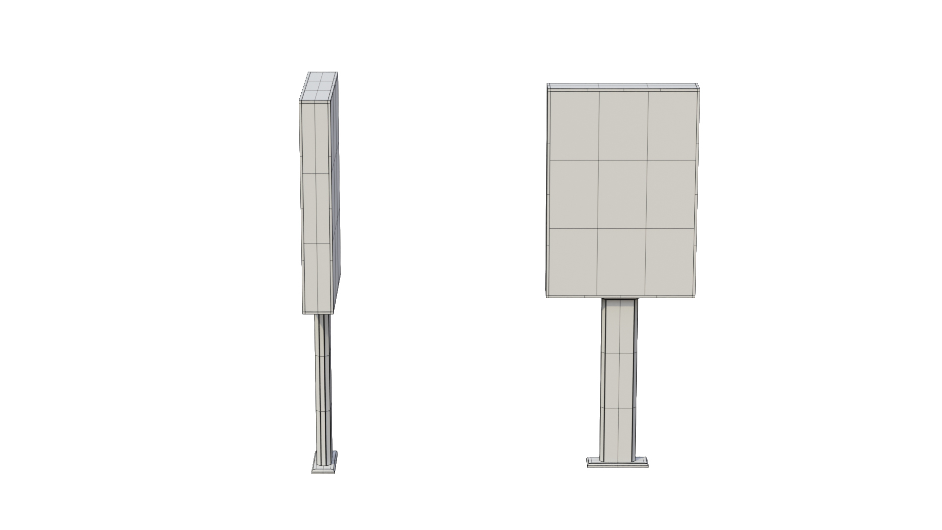 Advertising Light Box Pack 3D Model