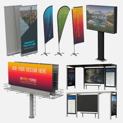 City Advertising Billboard and Banner Kit