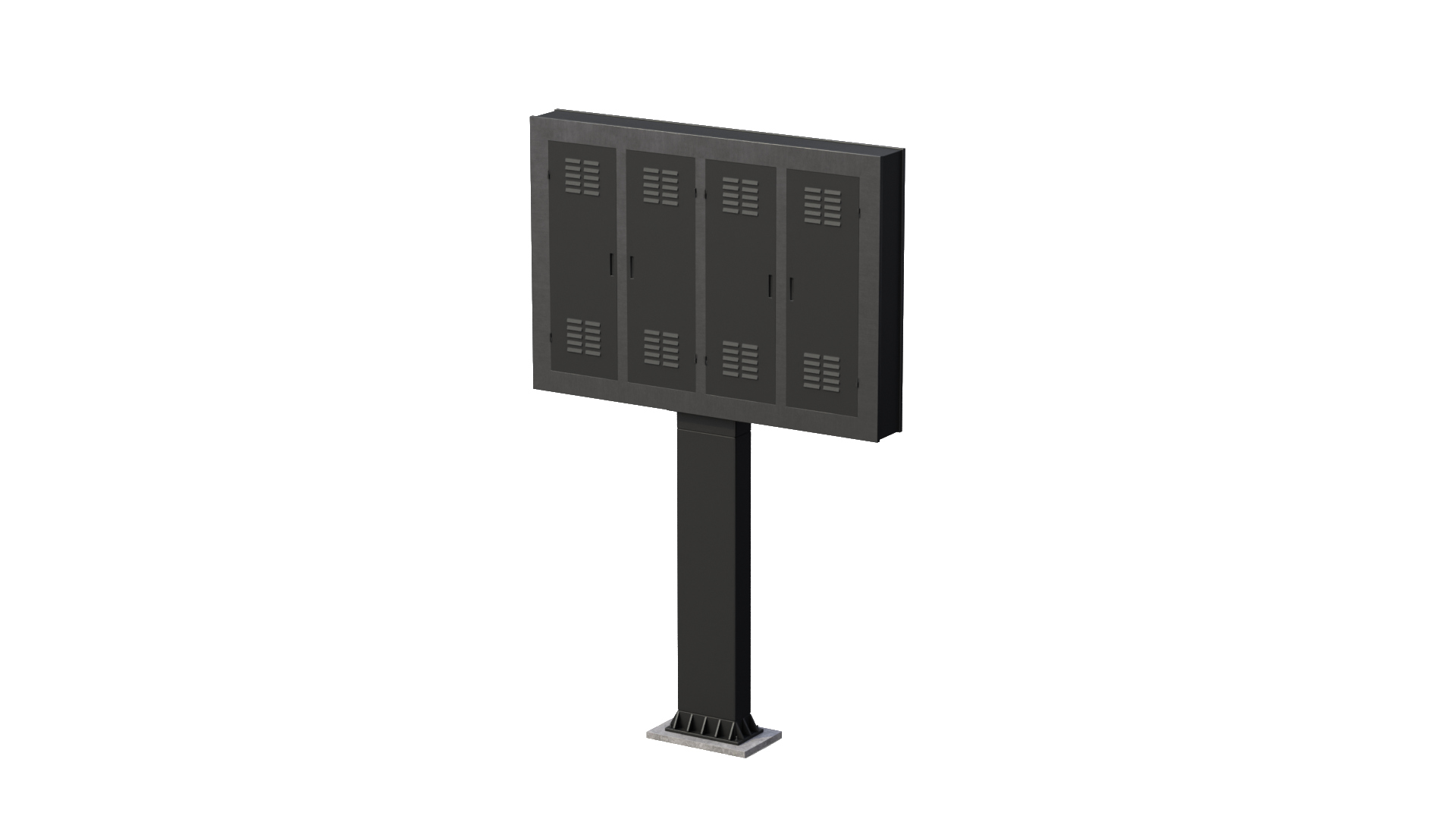 Digital Billboard - Advertising LED Display 3D Model