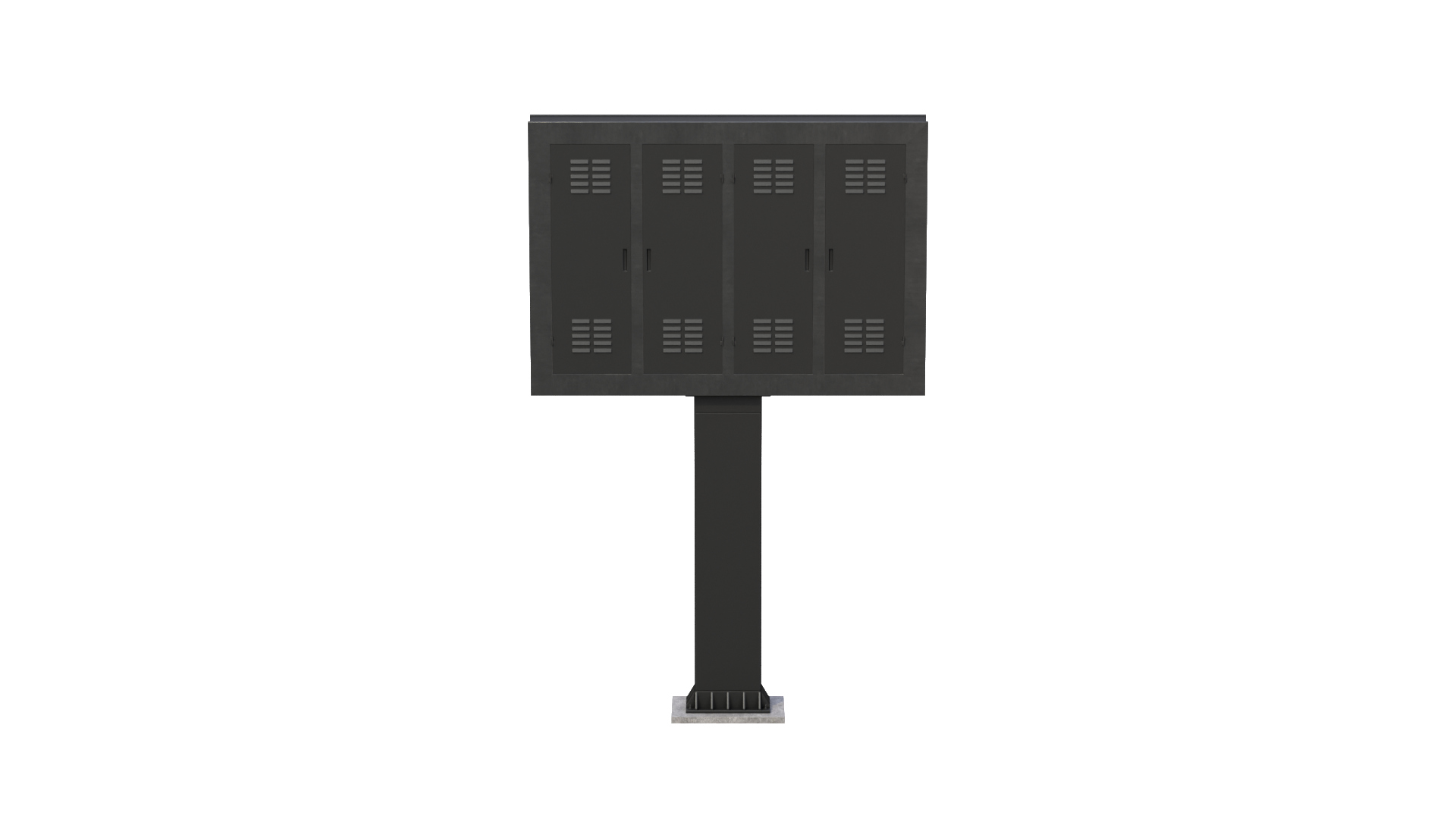 Digital Billboard - Advertising LED Display 3D Model