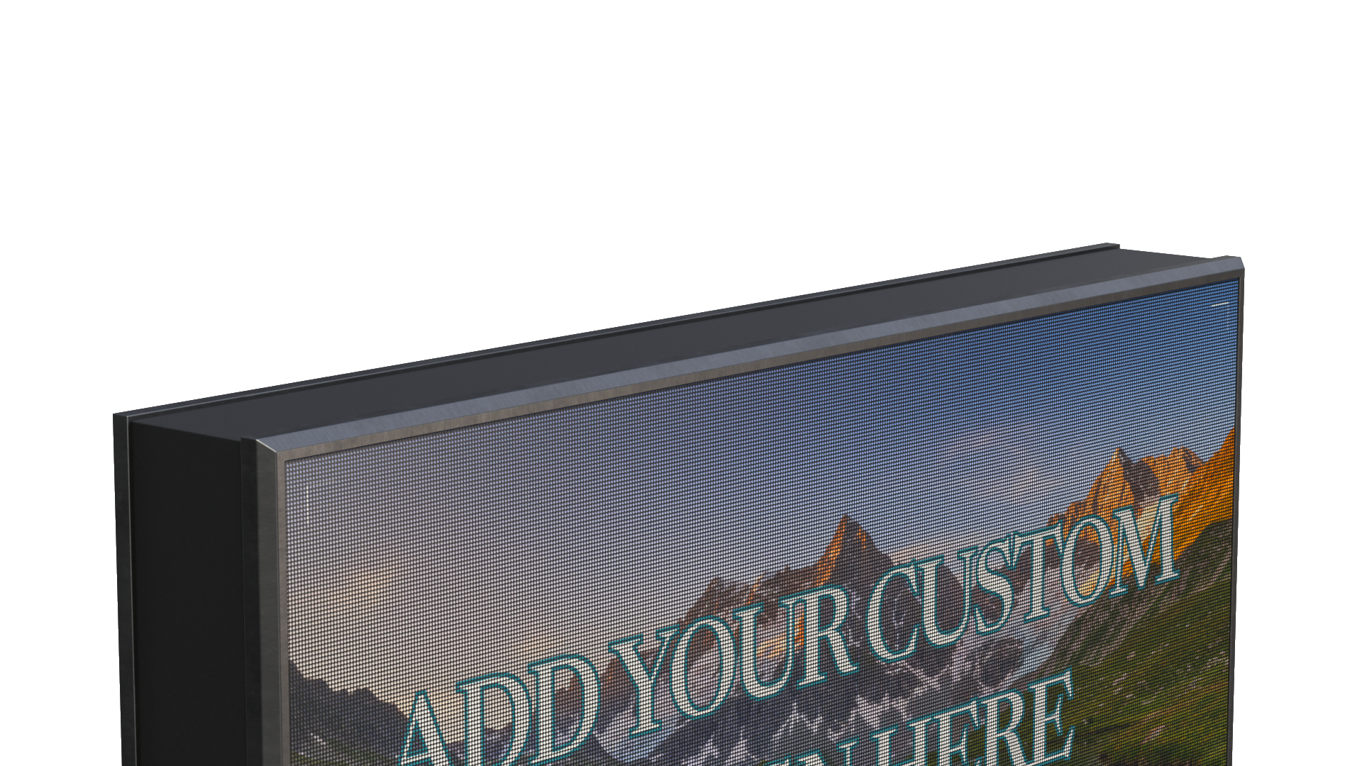 Digital Billboard - Advertising LED Display 3D Model