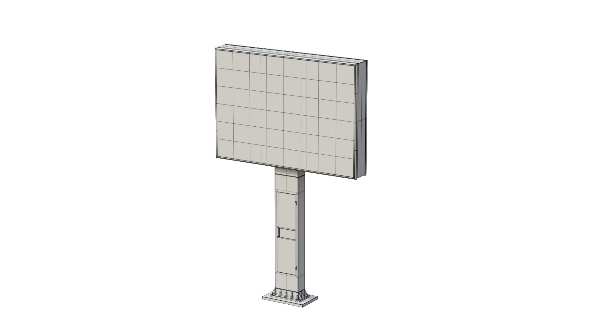 Digital Billboard - Advertising LED Display 3D Model